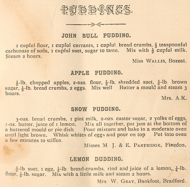 Dainty Dishes from Wibsey.