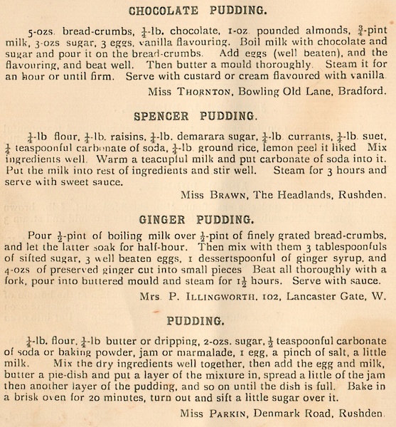 Dainty Dishes from Wibsey.