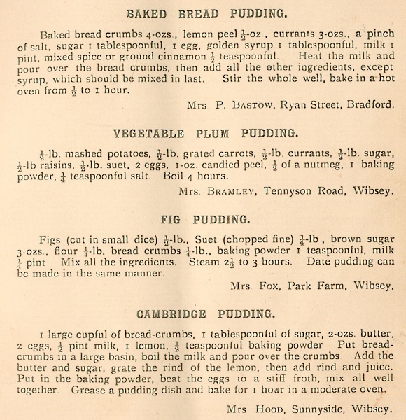 Dainty Dishes from Wibsey.