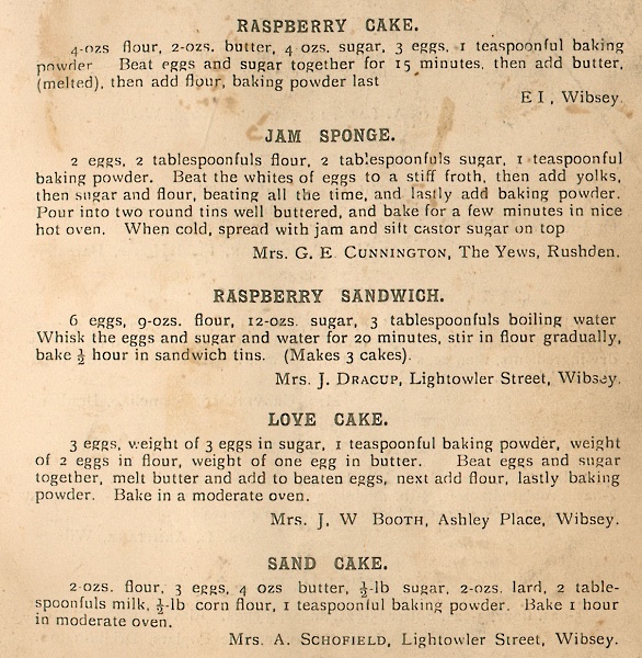 Dainty Dishes from Wibsey.