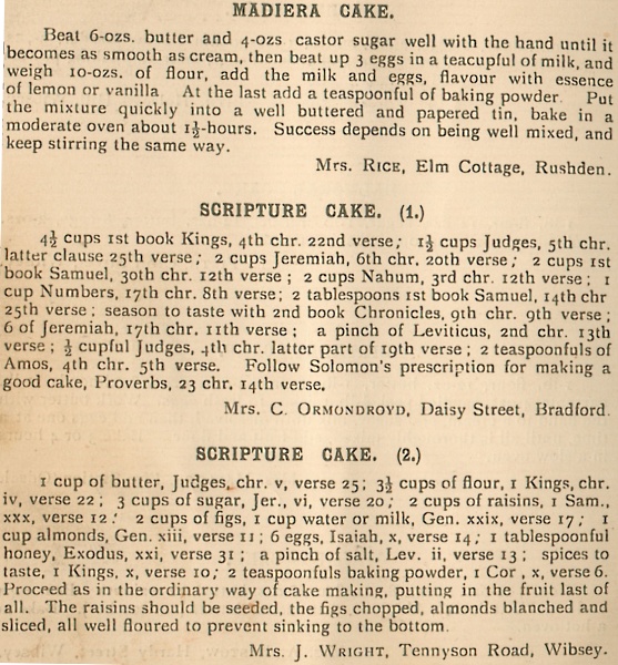 Dainty Dishes from Wibsey.