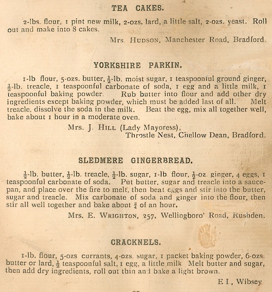 Dainty Dishes from Wibsey.