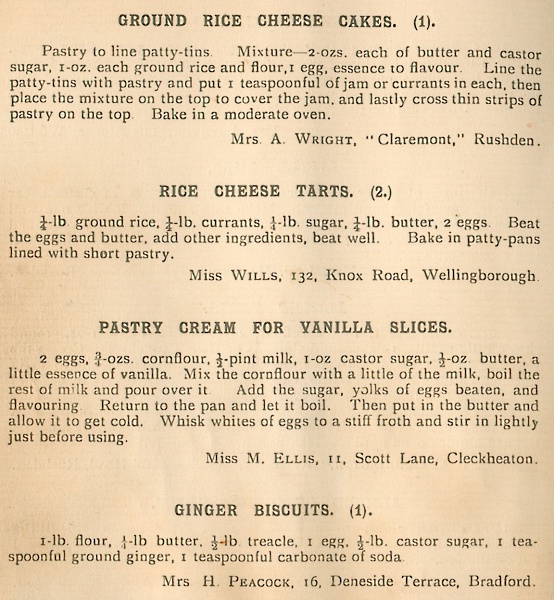 Dainty Dishes from Wibsey.