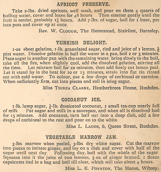 Dainty Dishes from Wibsey.