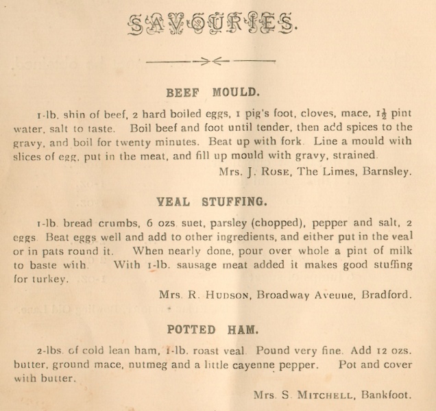 Dainty Dishes from Wibsey.