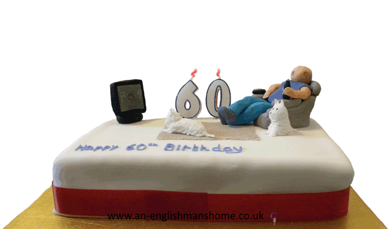 A 60th birthday cake.