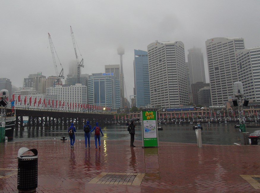 We took some Rain to Sydney 2105.