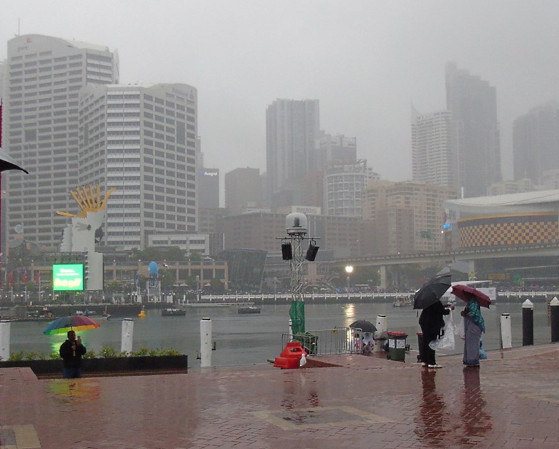 We took some Rain to Sydney 2105.