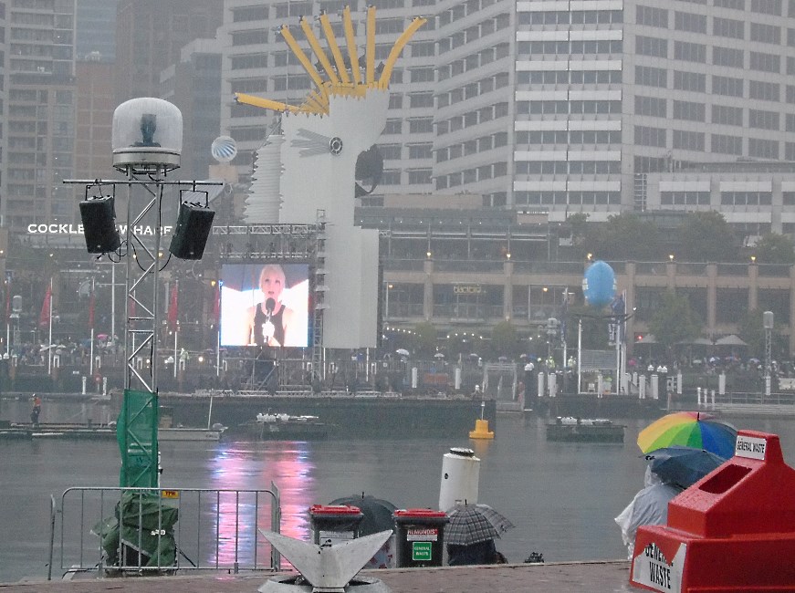 We took some Rain to Sydney 2105.