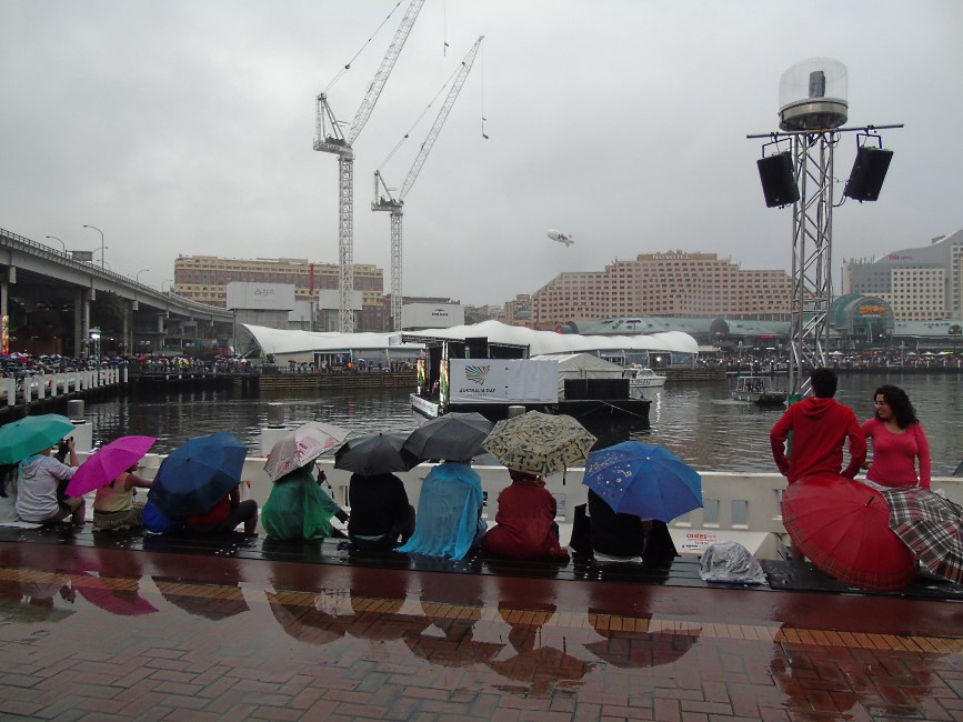 We took some Rain to Sydney 2105.