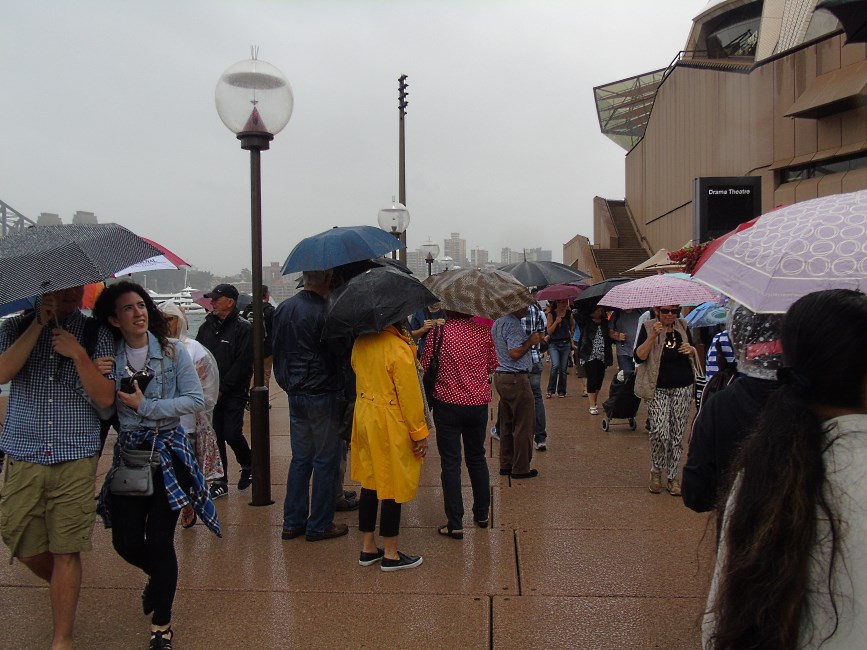 We took some Rain to Sydney 2105.
