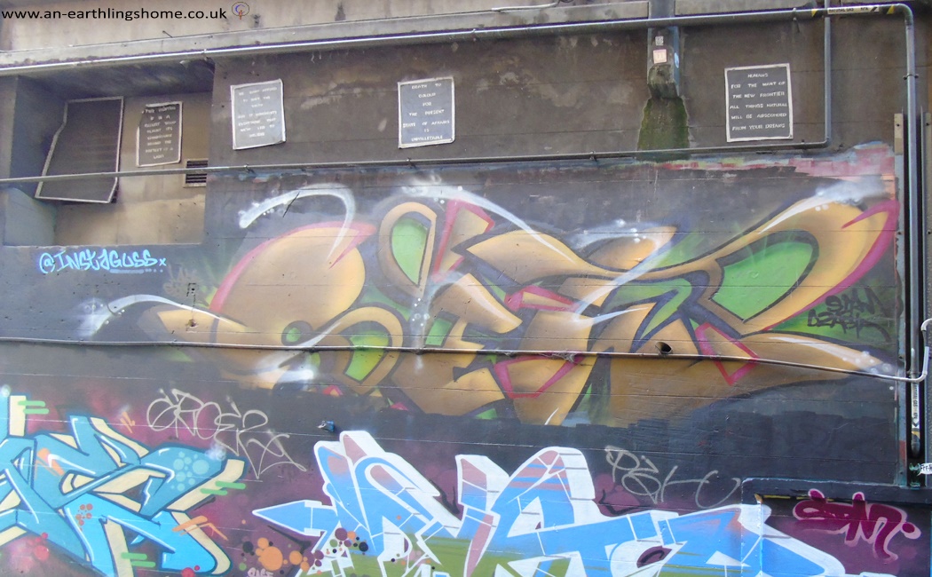 Graffiti Street in Melbourne 2015.