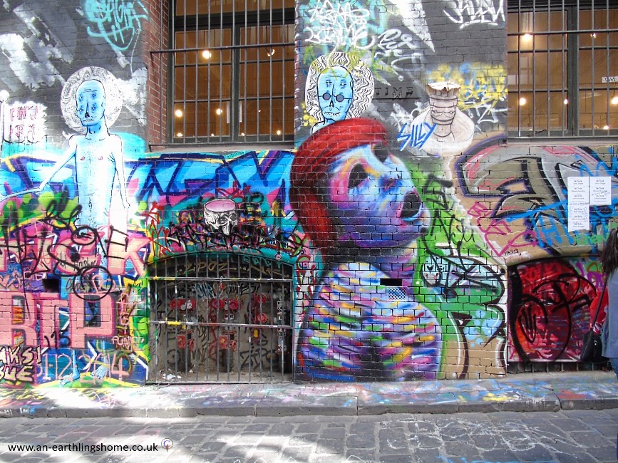 Graffiti Street in Melbourne 2015.