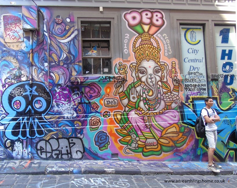 Graffiti Street in Melbourne 2015.