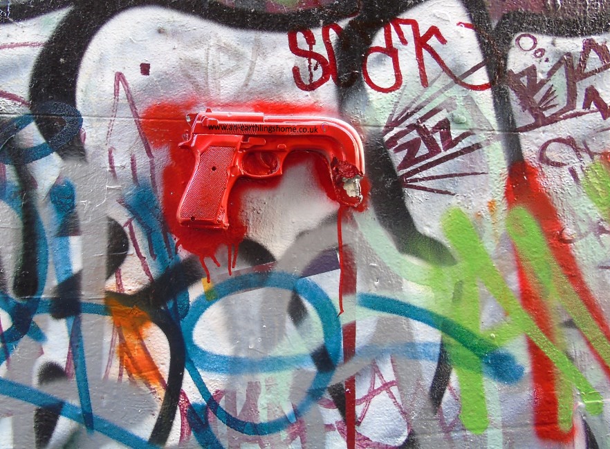 Graffiti Street in Melbourne 2015.