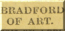 Bradford School of Art 1907.