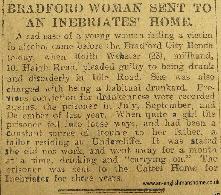 Sent to an Institution in 1907.