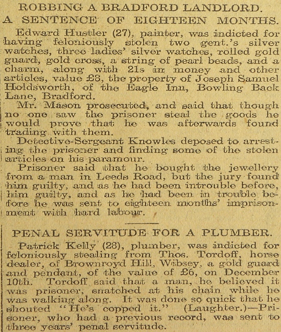 Even more Robbers 1907.