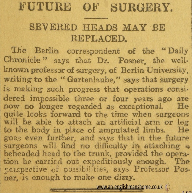 Do not lose your Head. 1907.