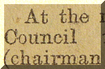 A Council experiment 1907.