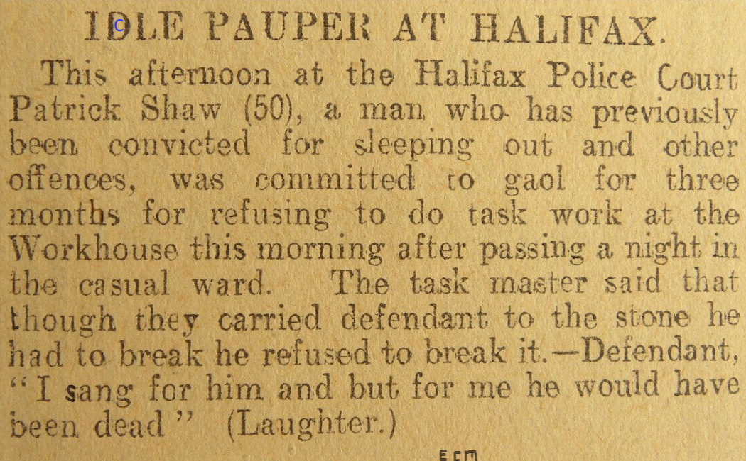 Idle Person 1907.