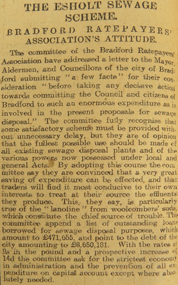 Ratepayers not happy.