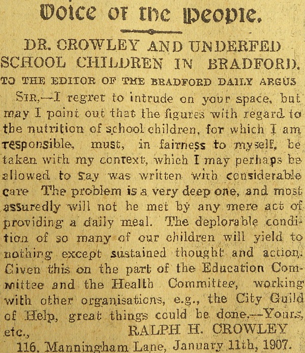 Children are hungry 1907.