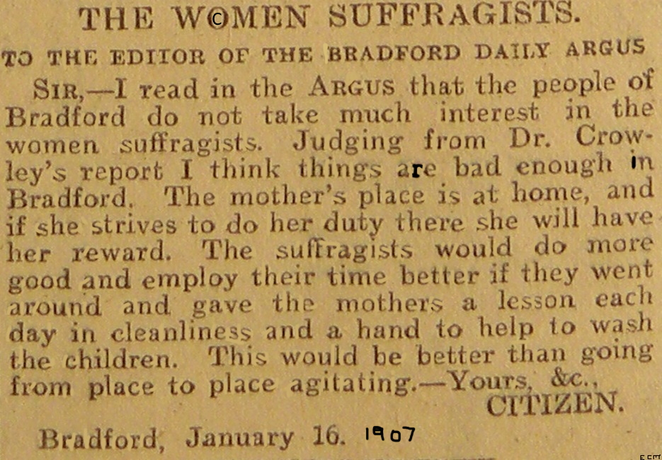 Suffering in Bradford 1907.