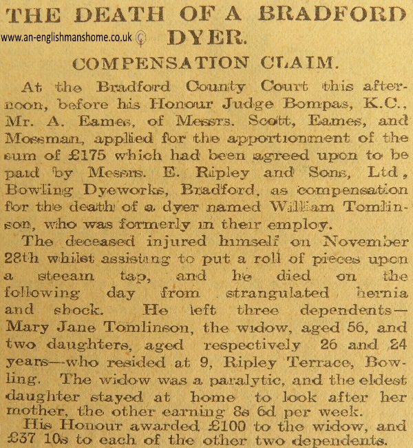 Death in employment 1907.