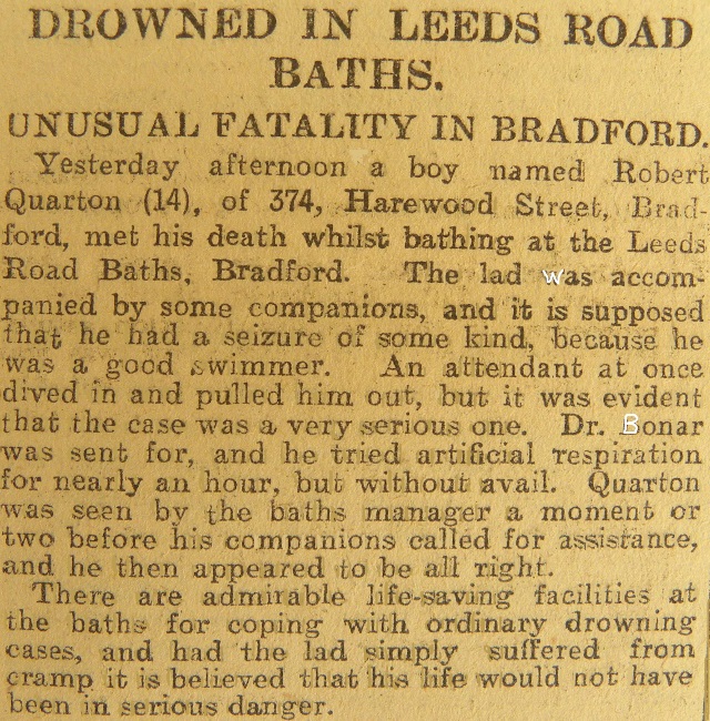 Death by Drowning 1907.