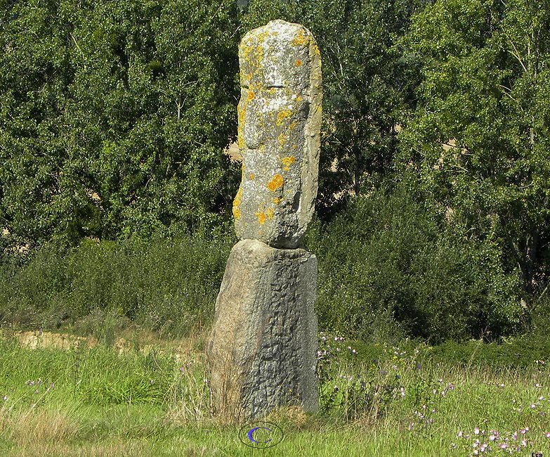 Statues in A quiet field in France. 2014