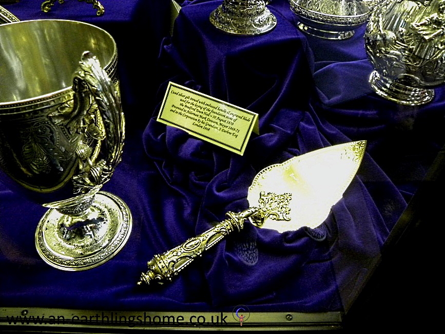 The Trowel used to lay the first Stone.