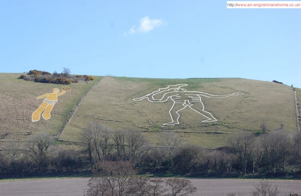 Homer meets the Dorset Giant.