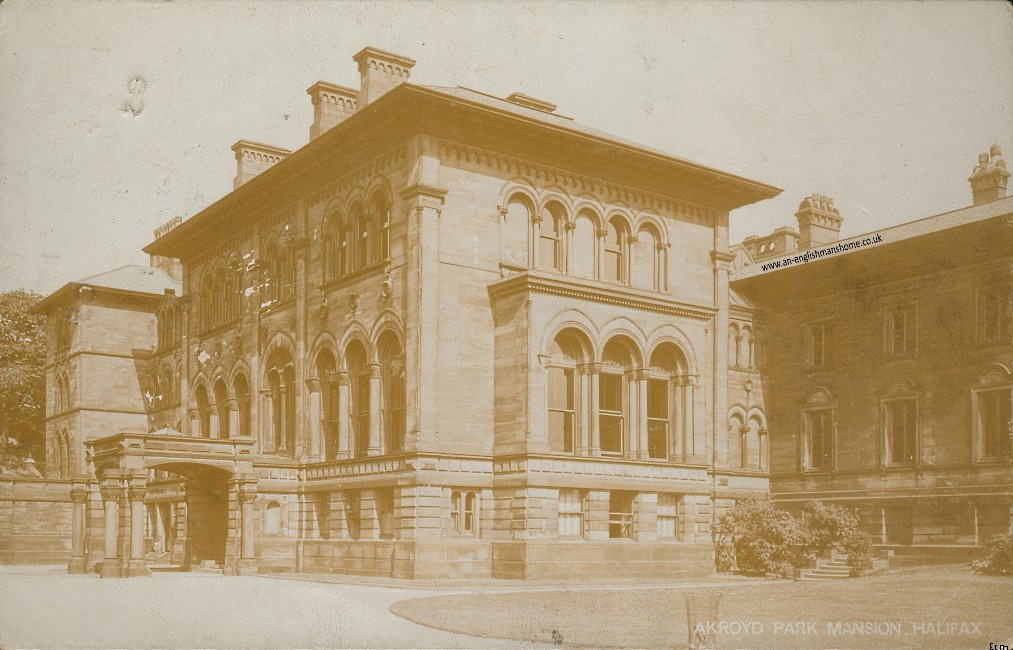 Ackroyd Park Mansion, Halifax, England.