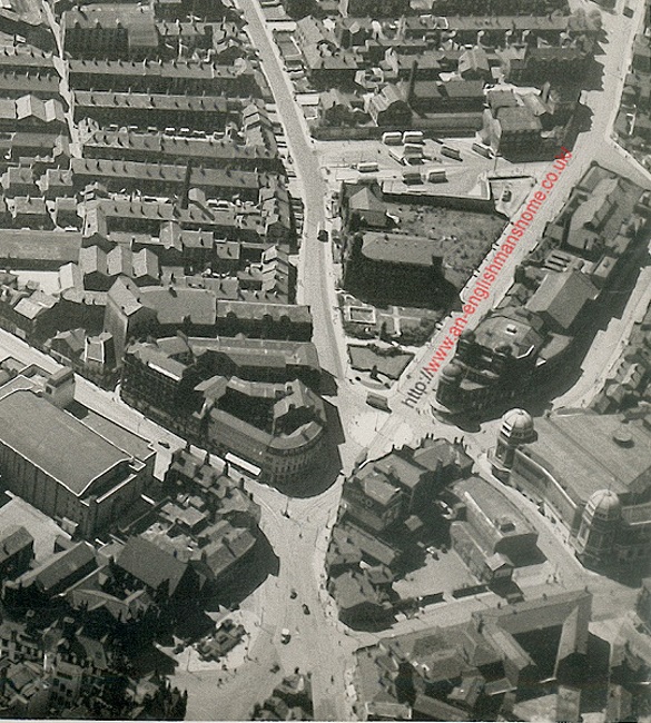 Ariel images of lower Little Horton in 1955.