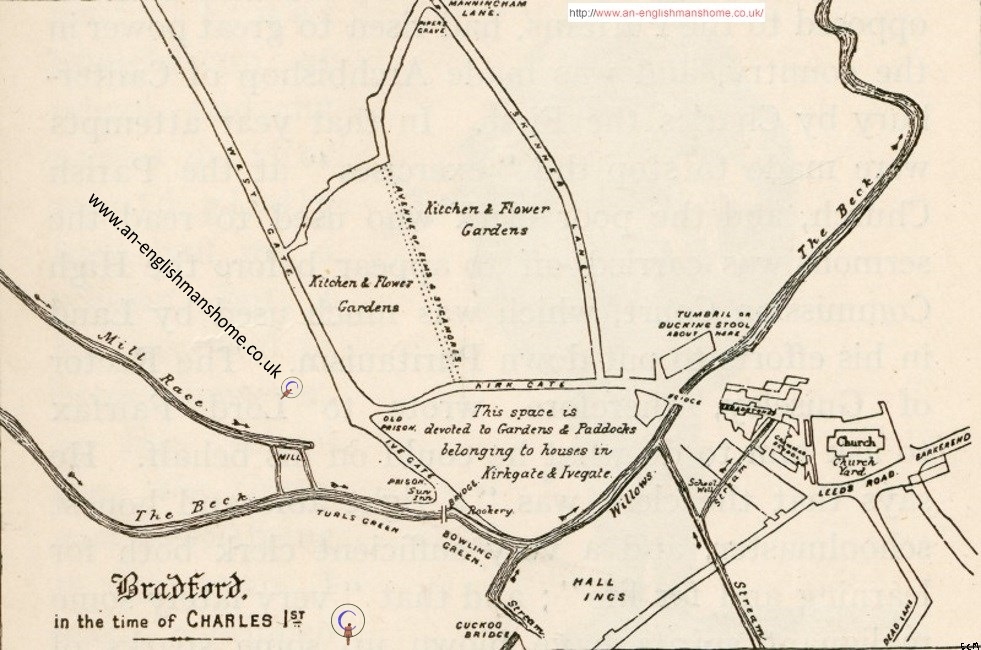 Bradford Town Centre 1640 ish.