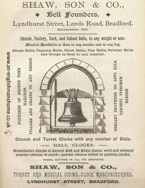 Bells that were made in Bradford.