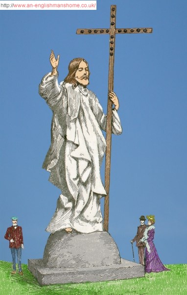 Statue of Christ. Argentina.