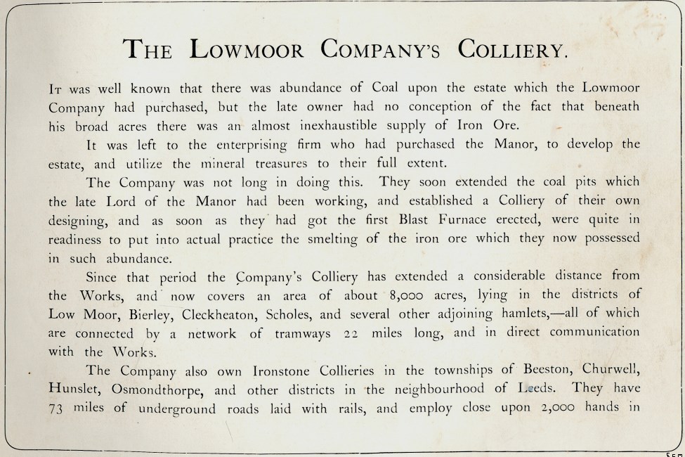 Low Moor Ironworks 1790