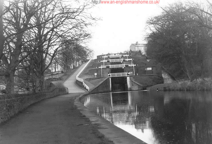 Five Rise Locks in 1990