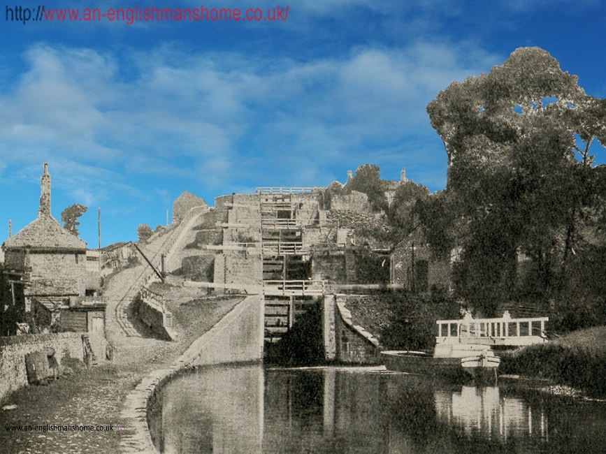 Five Rise Locks, Bingley.