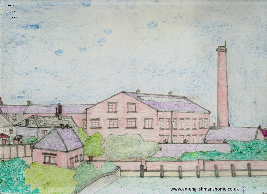 Folly Hall Mills and area, Wibsey, England.