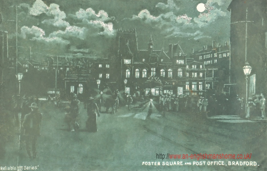 Foster Square at night 1904