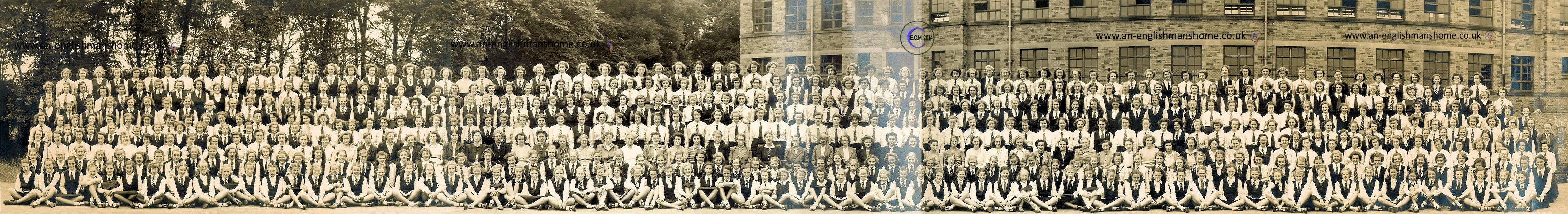 Bradford Girls Grammar School 1949.