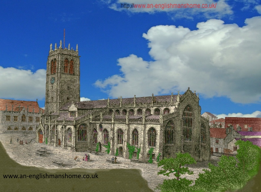 Halifax Parish Church 1850s