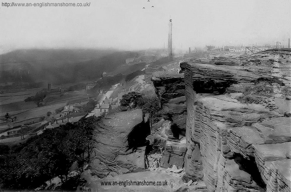 Halifax Wainhouse Tower and The Rocksl. 1904 ish