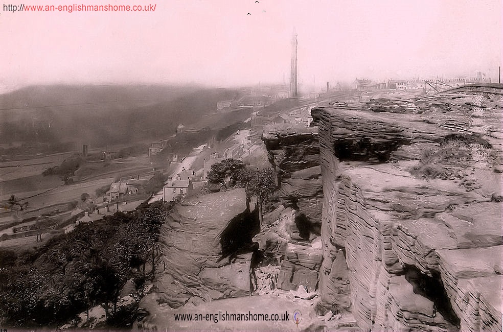 Halifax Wainhouse Tower and The Rocksl. 1904 ish