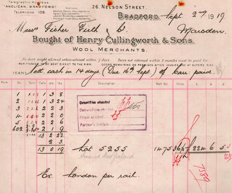 Henry Cullingworth, Bradford.