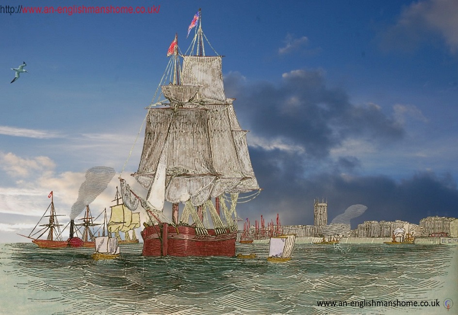 Hull Whaler 1844.