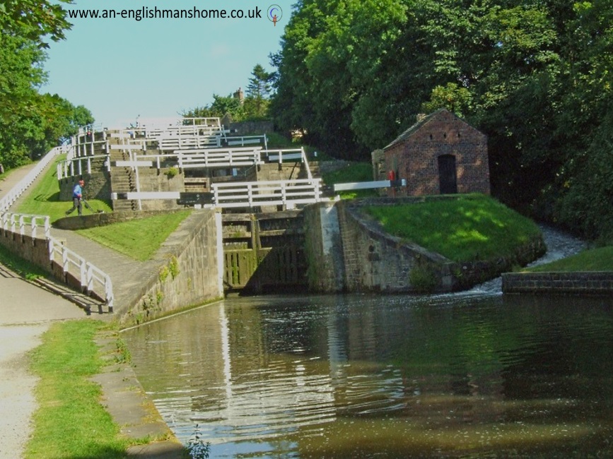 Five rise locks.